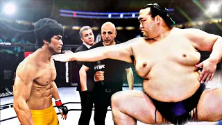 Bruce Lee vs Crazy Sumo ( EA Sports UFC 4 ) wwe mma