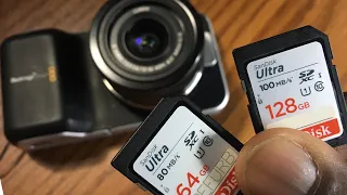 Final BMPCC Card Test - Sandisk Ultra 80mbs SDCard