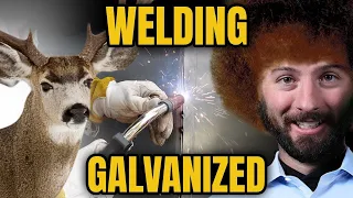 The Joy Of Welding | Galvanized Steel Welding Repairing A Deer Feeder