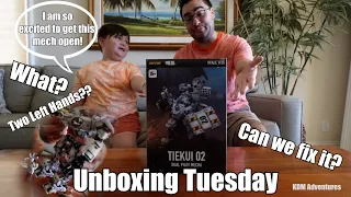 JoyToy Action Figure Dark Source Tiekui Dual Pilot Mecha 2 Unboxing Tuesday