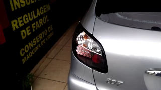 Peugeot 207 com volante multifuncional instalado no sistema original @mssoundosasco