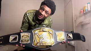 WWE CHAMPIONSHIP SPINNER TITLE BELT UNBOXING! My First EVER Belt...