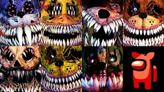 Ultimate Corrupted Night V2 | FNAF UCN Mods (Bonus Foxy Among Us)