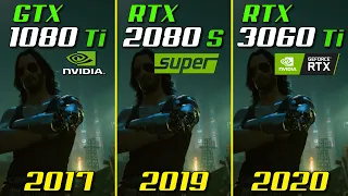 RTX 3060 Ti vs. RTX 2080 Super vs. GTX 1080 Ti