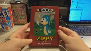 Zippy The Porcupine = Atari 2600 Unboxing - It's Almost Sonic The Hedgehog