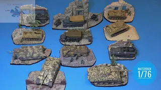 Matchbox  -  All  11  German  Armor  Models  1/76  (  Final  Reveal  )
