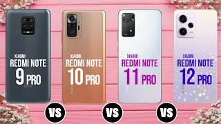 Redmi Note 9 Pro VS Redmi Note 10 Pro VS Redmi Note 11 Pro VS Redmi Note 12 Pro