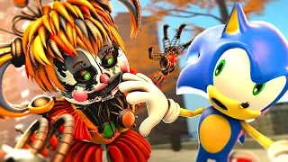 [SFM FNaF] Scrap Baby vs Sonic