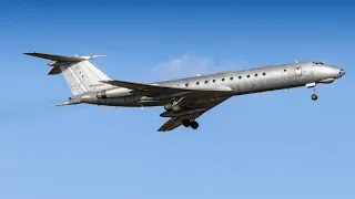 Облёт Ту-134АК ВКС России БЕЗ КРАСКИ Аэропорт Минск / Russian Air Force Tu-134AK test flight Minsk