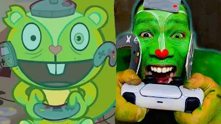 HAPPY TREE FRIENDS IN REAL LIFE WITH ZERO BUDGET. False Alarm. Cosplay parody. Part 32