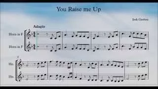 You Raise Me Up Horn