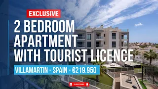 South Facing 2 Bedroom Apartment with Tourist Licence in Villamartin near Torrevieja -Spain-€219.950