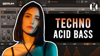 Techno Acid Bass Serum Tutorial [FREE Preset]
