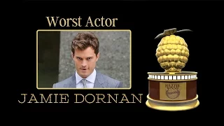 36th Razzie Worst Actor   Jaime Dornan