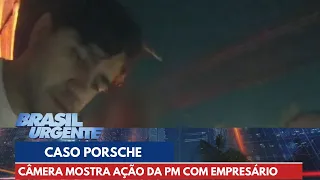 Câmera da PM mostra motorista de Porsche após acidente com voz pastosa | Brasil Urgente