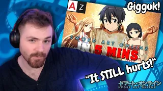 G.O.T Games REACTS to Gigguk - 'Sword Art Online IN 5 MINUTES'