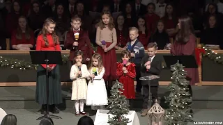 Пение «Спасибо Тебе, Иисус…» — группа детей