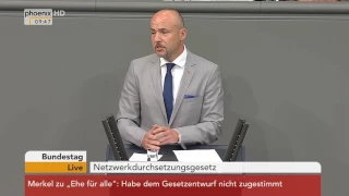 Fortsetzung der Bundestagsdebatte zum Netzwerkdurchsetzungsgesetz am 30.06.17