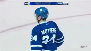 Arizona Coyotes vs. Toronto Maple Leafs 12-15-16 Austin Matthews GOAL