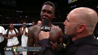 UFC 236: Israel Adesanya Octagon Interview