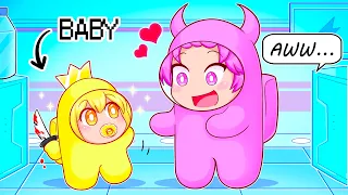 Among Us NEW BABY IMPOSTOR ROLE! (Baby Mod)