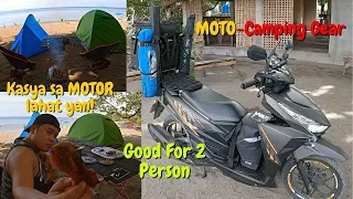 MOTO-CAMPING SETUP ko | Eto ang Kailangan mo pag magca-camping! | Camping Gear