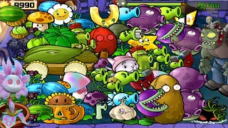 Giant All Plants vs Zombies Mod Menu Survival Night | Plants Vs Zombies hack version android Ep 96