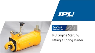 How to fit a spring starter - IPU Engine Starting