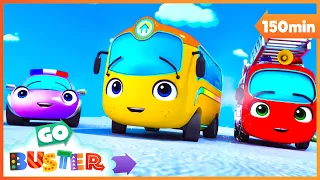 🏔️ Buster's SNOW DISASTER! 🏔️ | Go Learn With Buster | Videos for Kids