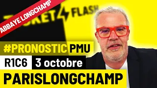 Pronostic PMU course Ticket Flash Turf - ParisLongchamp (R1C6 du 3 octobre 2021)