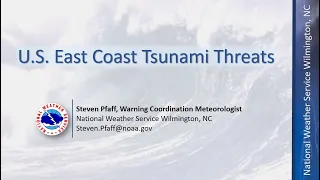US East Coast Tsunami Threats