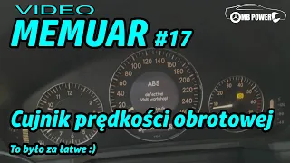 VLOG #17 - Problem z ABS ESP - awaria czujnika prędkości obrotowej Mercedes W211 wheel speed sensor