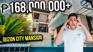 INSIDE a ₱ 168 MILLION Mega MANSION - Luxury FILIPINO HOME in Quezon City