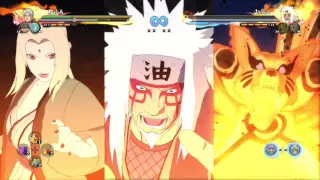 Naruto Storm 4 Dublado PT-BR Orochimaru, Kimimaro e Kabuto vs Naruto, Tsunade e Jiraiya (COM vs COM)