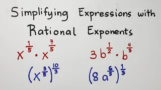 How to Simplify Expressions with Rational Exponents? Grade 9 Math - Second Quarter