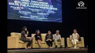 Panel discussion: Building communities to solve the plastic/waste crisis