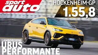 Lamborghini Urus Performante  | Hot Lap Hockenheim-GP | sport auto