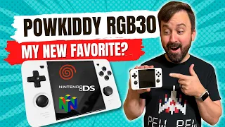 🕹️ Retro Gaming Bliss at 720p! | PowKiddy RGB30 Unboxing & First Impressions 🎮