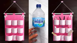DIY Beautiful Hanging Rack with Plastic Bottle | Rak Gantung Cantik Botol Plastik