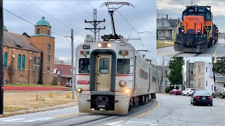 Insane Street Running in Michigan City -  South Shore Line