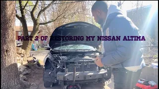 Rebuilding my total loss 2013 Nissan Altima (Part 2)