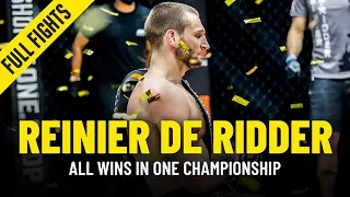 Every Reinier De Ridder Win In ONE Championship