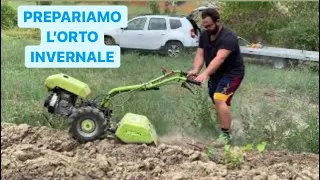 FRESATURA per l'ORTO INVERNALE --- PREPARAZIONE TERRENO — con MOTOCOLTIVATORE GRILLO