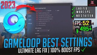 🔧Gameloop Lag Fix 2023  PUBG Emulator Lag fix  Best Gameloop Settings For pubg Mobile   Low End Pc