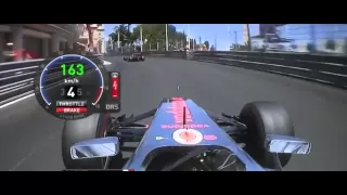 F1 2013 Monaco GP Sutil vs Perez onboard