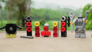 Lego Titan Speaker Man Ver. 3 Mini MOC [ No Cut - Full Video ]  | Unofficial Lego Tutorial