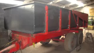 Restauration d'une benne Panien 12 Tonnes - Restore a tipping trailer Panien 26000 lb