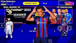 eFootball PES 2023 PPSSPP Camera PS5 Android Offline 300MB Best Graphics New Kits & Latest Transfers