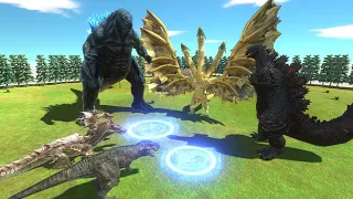 How many Evolution Of T-Rex Hydra to defeat Godzilla Earth - Animal Revolt Battle Simulator