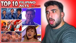 Top 10 Best Filipino Acts EVER On American & Britain Talent Shows | REACTION